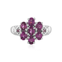 Anillo en plata con Rodolita