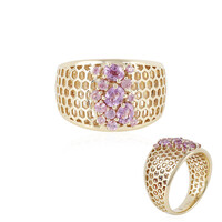 Anillo en oro con Zafiro rosado (Ornaments by de Melo)
