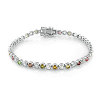 Brazalete en plata con Turmalina