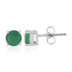 Pendientes en plata con Esmeralda de Socoto