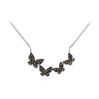 Collar en plata con Marcasita