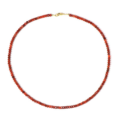 Collar en plata con Jaspe rojo