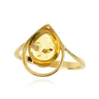 Anillo en plata con Ámbar báltico