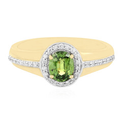 Anillo en oro con Demantoide de Madagascar (AMAYANI)