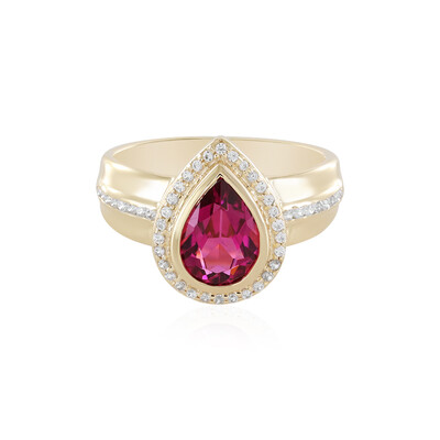 Anillo en oro con Rubelita (de Melo)