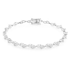 Brazalete en plata con Zircón
