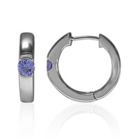 Pendientes en plata con Tanzanita