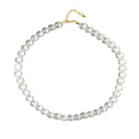 Collar en plata con Cuarzo Angel Aura