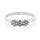 Anillo en plata con Diamante fantasía