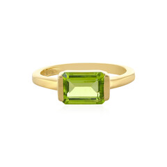 Anillo en plata con Peridoto