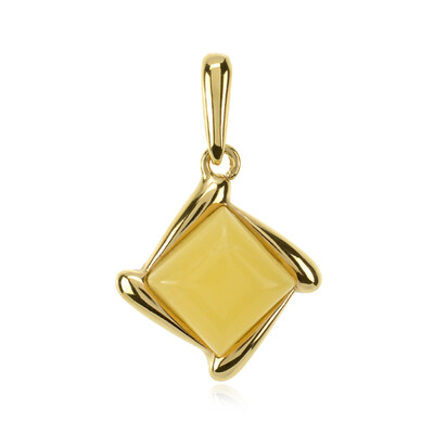 Colgante en plata con Ámbar báltico (dagen)