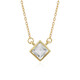 Collar en plata con Topacio blanco