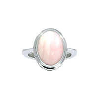 Anillo en plata con Ópalo piel de ángel