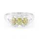 Anillo en plata con Turmalina cuprífera