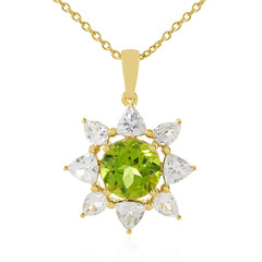 Collar en plata con Peridoto