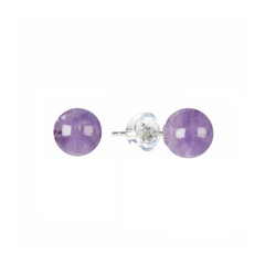 Pendientes en plata con Amatista