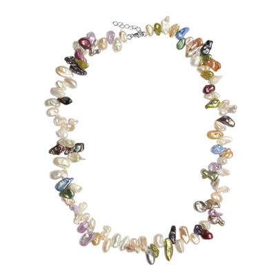 Collar en plata con Perla Freshwater