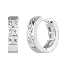 Pendientes en plata con Danburita