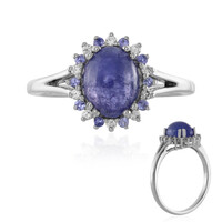 Anillo en plata con Tanzanita