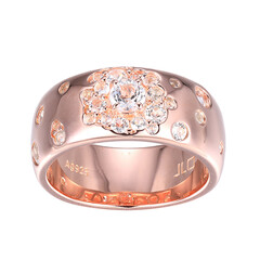 Anillo en plata con Topacio blanco (Adela Silber)
