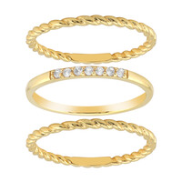 Anillo en plata con Topacio blanco