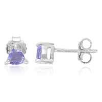 Pendientes en plata con Tanzanita