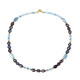 Collar en plata con Aguamarina