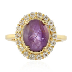 Anillo en plata con Rubí estrella de Channapatna