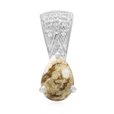 Colgante en plata con Magnesita
