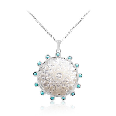 Collar en plata con Nácar (Anne Bever)