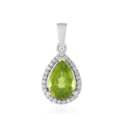 Colgante en plata con Peridoto