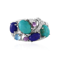 Anillo en plata con Turquesa de Kingman