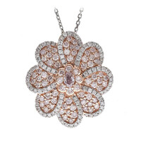 Collar en oro con Diamante rosa I1 (CIRARI)