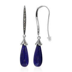 Pendientes en plata con Lapislázuli (Annette classic)