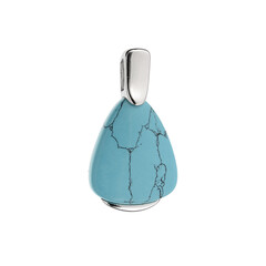 Colgante en plata con Turquesa