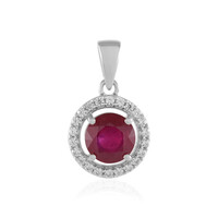 Colgante en plata con Rubí de Madagascar