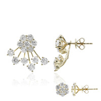 Pendientes en oro con Diamante I1 (H)  (CIRARI)