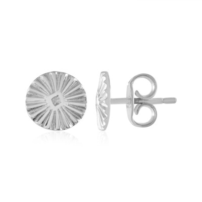 Pendientes en plata con Diamante I2 (I)