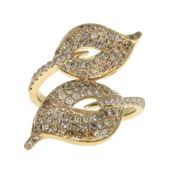 Anillo en oro con Diamante fancy SI2 (CIRARI)