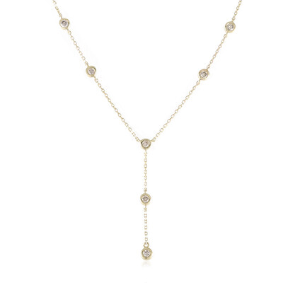 Collar en oro con Diamante FL (G) (de Melo)
