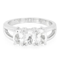 Anillo en plata con Berilo del Himalaya