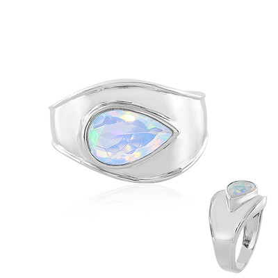 Anillo en oro con Ópalo Welo AAA (de Melo)