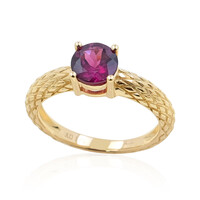Anillo en oro con Granate Magenta (de Melo)