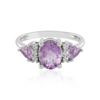 Anillo en plata con Amatista