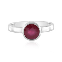 Anillo en plata con Rubí de Bemainty
