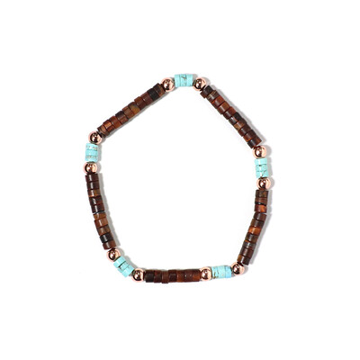 Brazalete con Ojo de tigre rojo