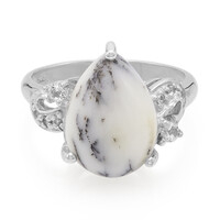 Anillo en plata con Ágata dendrítica