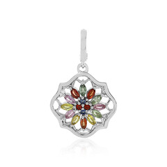 Colgante en plata con Zafiro