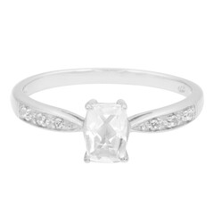 Anillo en plata con Goshenita