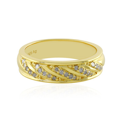 Anillo en plata con Diamante I4 (J)